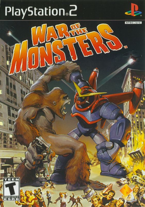 War of the Monsters box art for Playstation 2